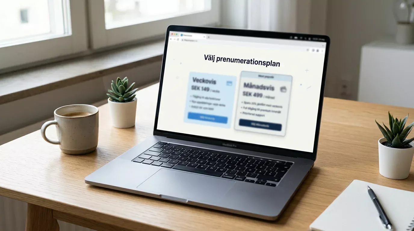 Typiska cashback-strukturer — veckovis och månadsvis — i översikt