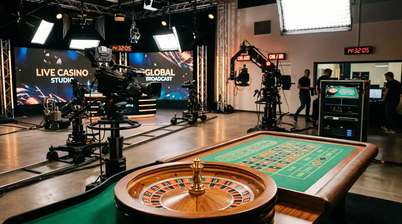 Live casino-leverantörernas studio-uppsättningar för svensk marknad