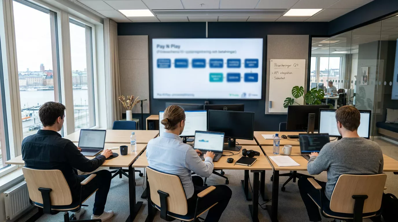 Pay N Play-flödet illustrerar svensk konsumentbaserad fintech-teknik