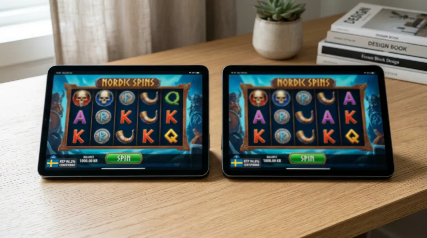 Olika RTP-varianter på samma slot hos svenska operatörer