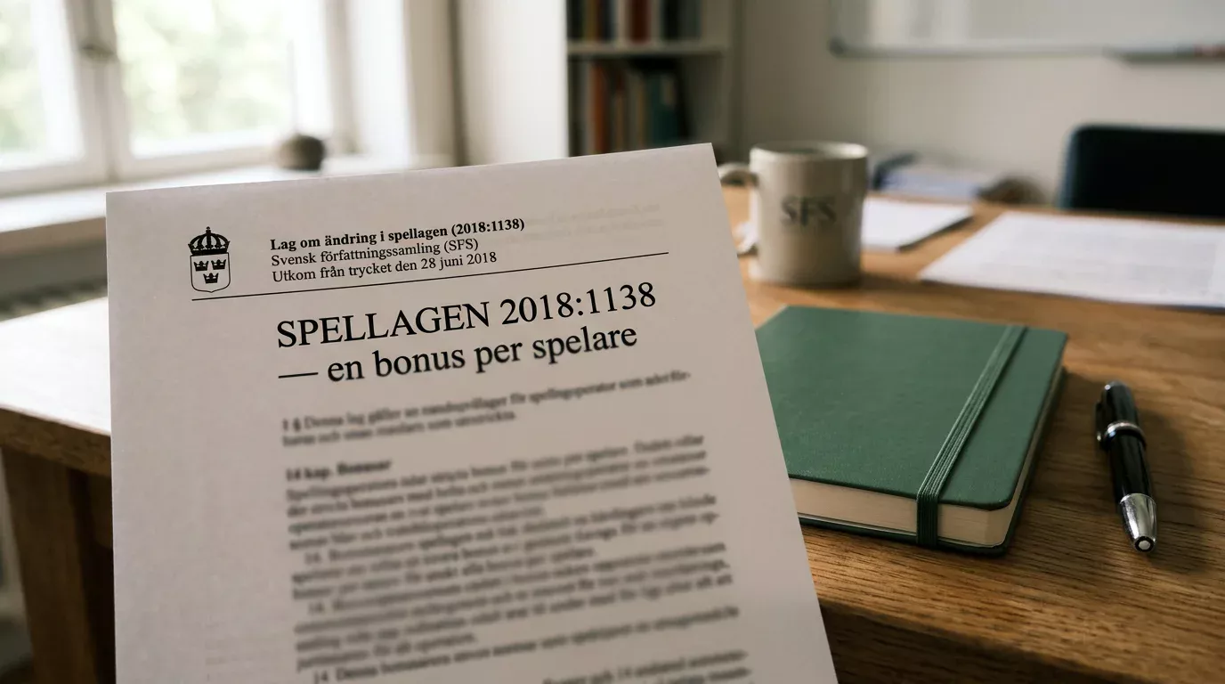 Spellagens en-bonus-regel begränsar antalet välkomstbonusar per spelare